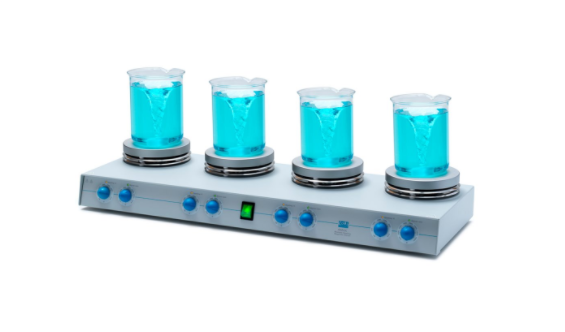 VELP AM4 Çoklu Isıtıcılı Manyetik Karıştırıcı